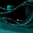 Abstract EPS10 glowing waves background