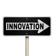 Innovation Road Sign Points Way to Innovative Invention