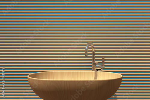 Illustration: Wooden sink Wooden sink