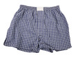 Blue striped boxer shorts underwear