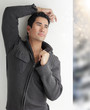 Male fashion model