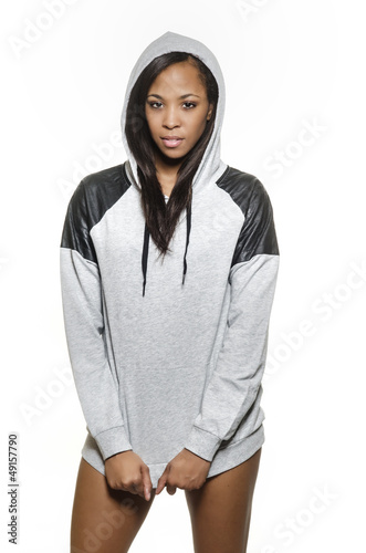 Photo: Sporty sexy African American woman Sporty sexy African American woman