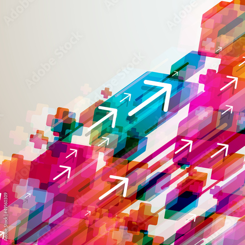Vector: Abstract arrows background. Abstract arrows background.