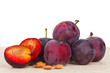 Red plums