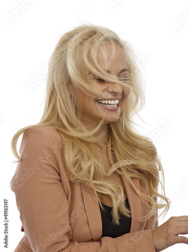 Photo: Businesswoman in the wind Businesswoman in the wind