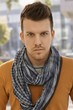 Outdoor portrait of young man