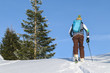 Photo: mit Tourenskiern unterwegs mit Tourenskiern unterwegs