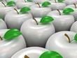 3d apples background