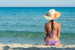 Girl Looking At Sea