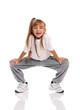 Little girl dancing