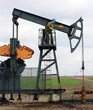 oil worker and pump jack