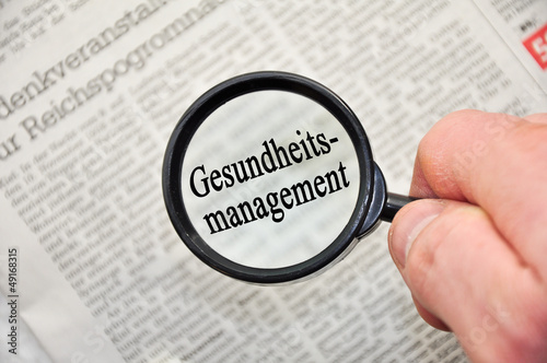 Photo: Gesundheitsmanagement Gesundheitsmanagement