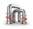 Industrial valves and pipes