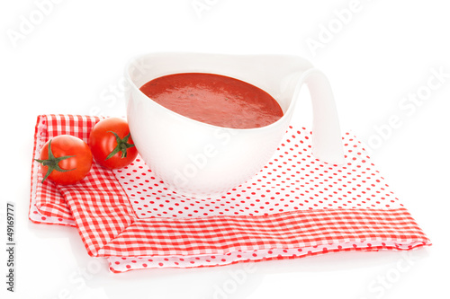 Photo: Delicious tomato soup. Delicious tomato soup.