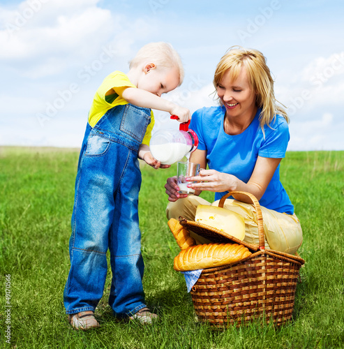 Photo: mother and son mother and son
