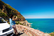 scenic viewpoint woman