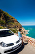scenic viewpoint woman