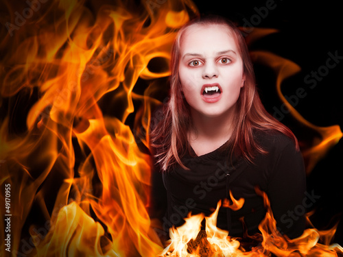 Photo: brennender Vampir brennender Vampir