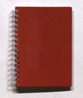 Petit carnet rouge à spirale