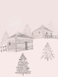 Two winter house