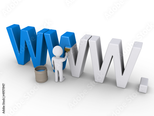 Illustration: Changing appearance on website Changing appearance on website