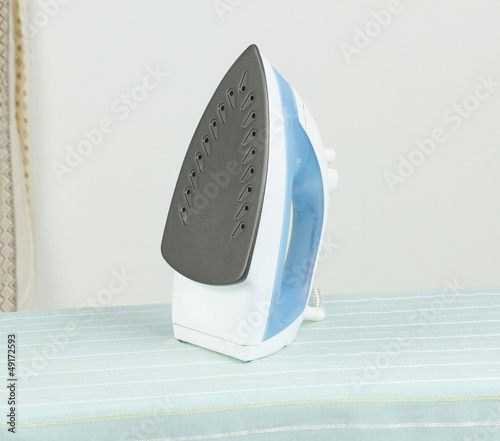 Photo: Modern steam iron the new technology for ironing Modern steam iron the new technology for ironing