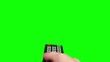 Shot of male hand pushing buttons