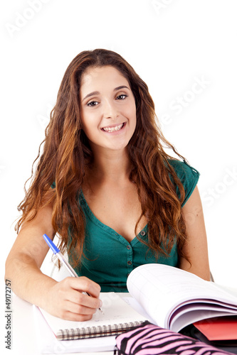 Photo: Portrait of a young happy student Portrait of a young happy student