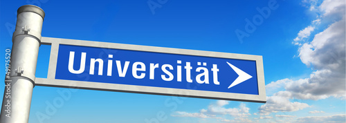 Photo: Wegweiser Universität Wegweiser Universität