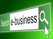 E-business concept.