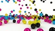 Painted balls CMYK