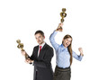 Successful business colleagues