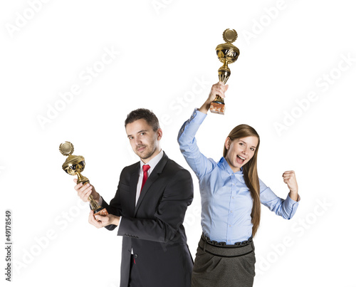 Photo: Successful business colleagues Successful business colleagues