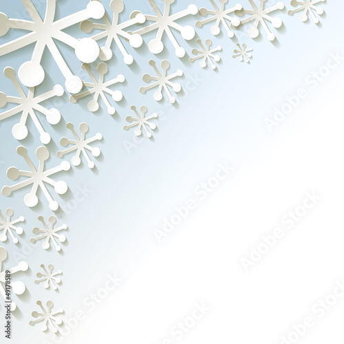 Vector: Merry Christmas Schnee Schneeflocke Hintergrund Hellblau Merry Christmas Schnee Schneeflocke Hintergrund Hellblau