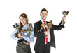 Successful business colleagues