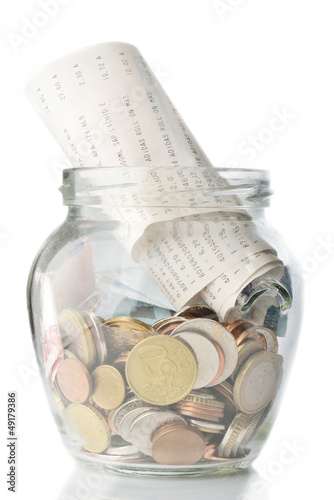 Photo: Savings and bills Savings and bills