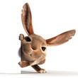 Rabbit. Point the finger at