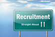 Highway Signpost "Recruitment"