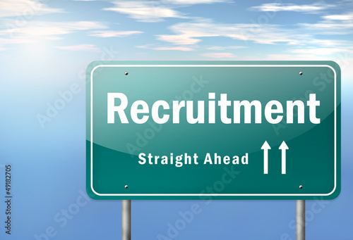 Illustration: Highway Signpost "Recruitment" Highway Signpost "Recruitment"