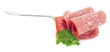 sliced smoked sausage