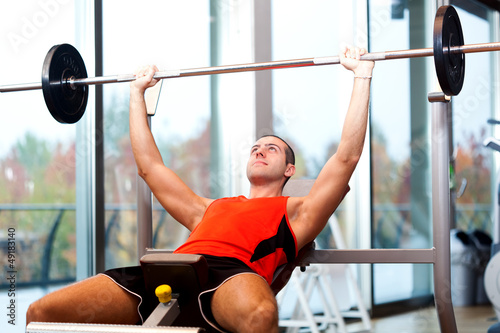 Photo: Man working out Man working out