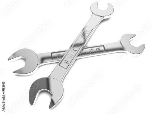 Illustration: Service Schlüssel Service Schlüssel