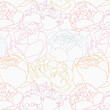 abstract flower seamless pattern vector illustration