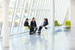 Business people Having Meeting In Modern Office