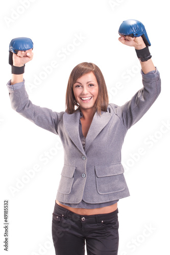 Photo: Success business woman standing Success business woman standing