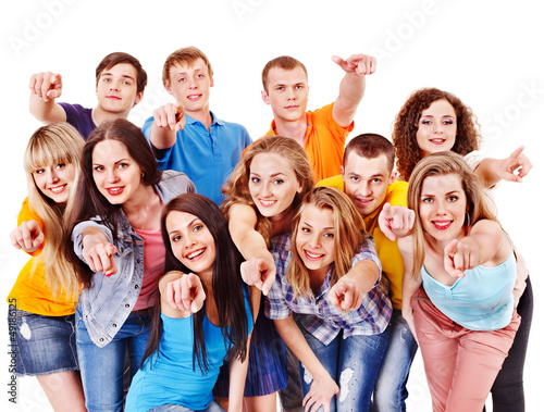 Photo: Group sport fan cheer for. Group sport fan cheer for.
