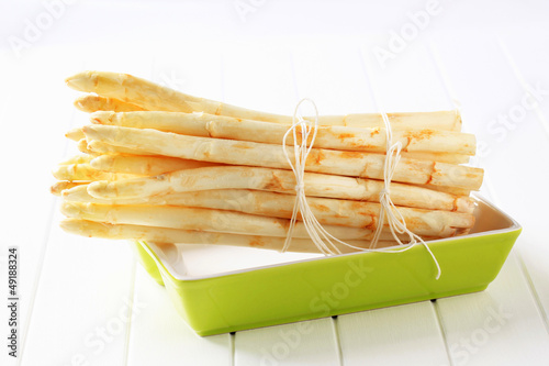 Photo: Fresh white asparagus Fresh white asparagus