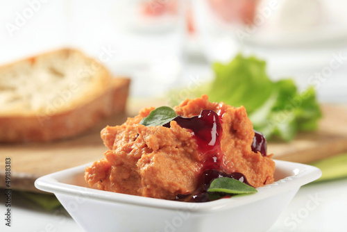 Photo: Bowl of spicy spread Bowl of spicy spread
