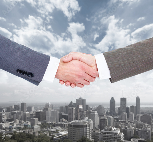 Photo: Handshake. Handshake.