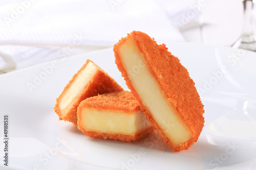 Photo: Fried cheese Fried cheese